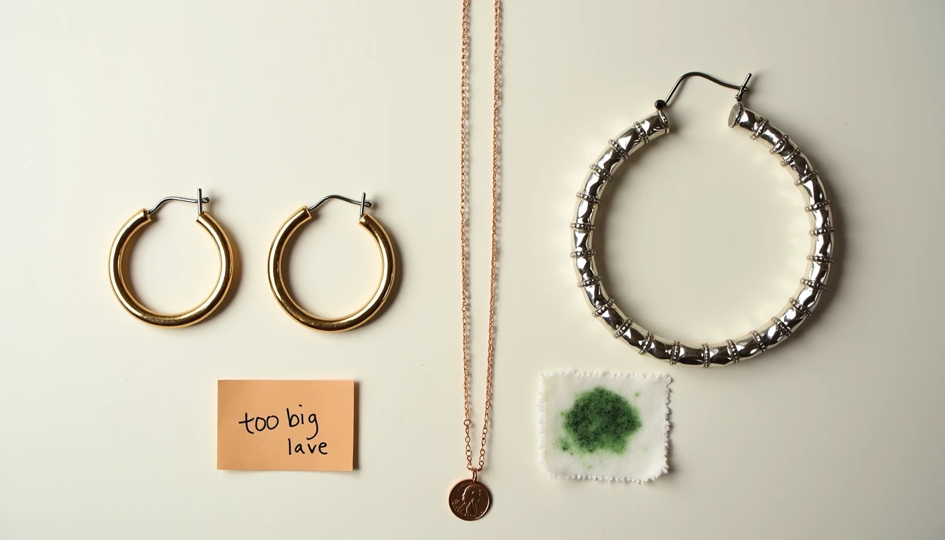 Sterling silver gold-filled and stainless steel jewelry samples