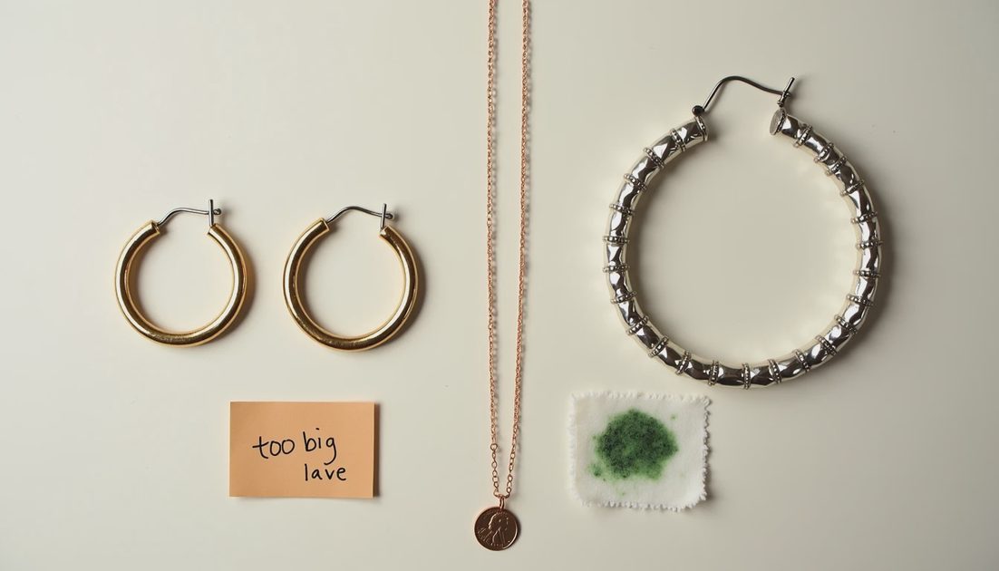 Materials That Last Sterling silver gold-filled and stainless steel jewelry samples