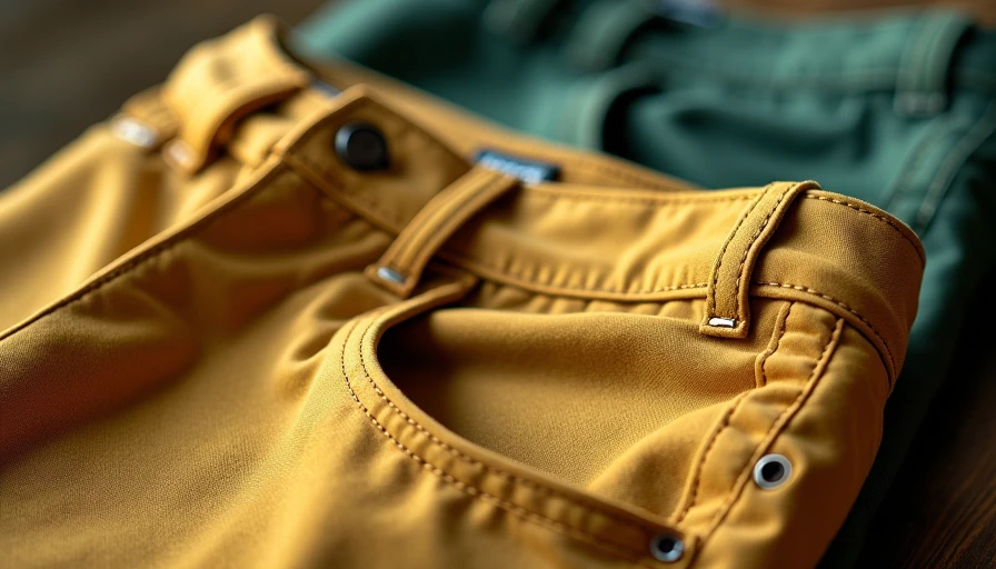 Visual context for different types of pants